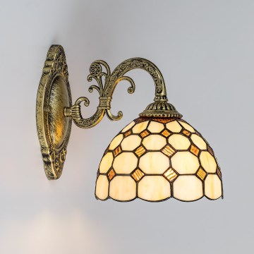 Brilagi - Lampada da parete in stile Tiffany DORAN 1xE27/40W/230V