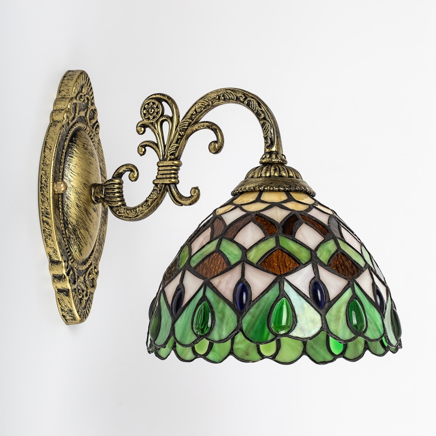 Brilagi - Lampada da parete in stile Tiffany MARGARET 1xE27/40W/230V