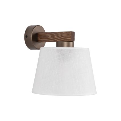 Brilagi - Lampada da parete LATTE 1xE27/15W/230V pino/bianco