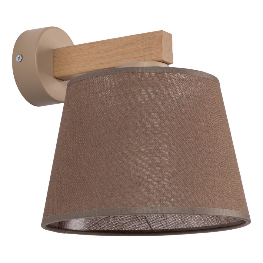 Brilagi - Lampada da parete LATTE SABIA 1xE27/15W/230V pino/marrone