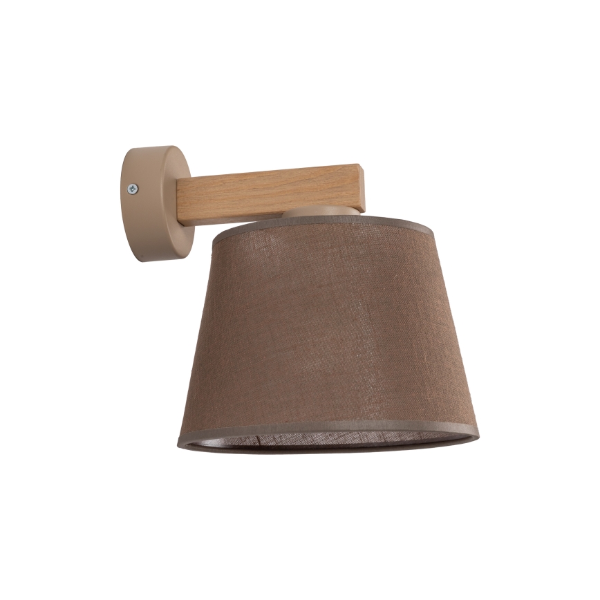 Brilagi - Lampada da parete LATTE SABIA 1xE27/15W/230V pino/marrone