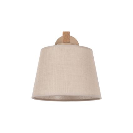 Brilagi - Lampada da parete LATTE SABIA 1xE27/60W/230V pino/beige