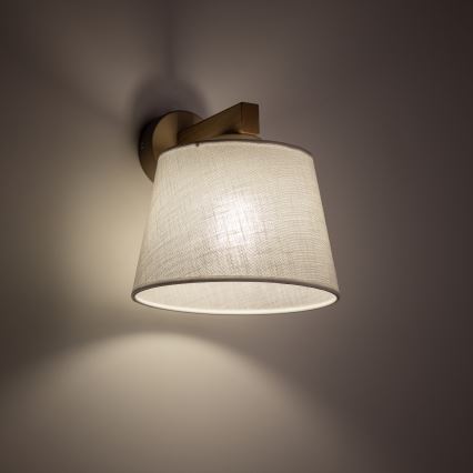 Brilagi - Lampada da parete LATTE SABIA 1xE27/60W/230V pino/bianco