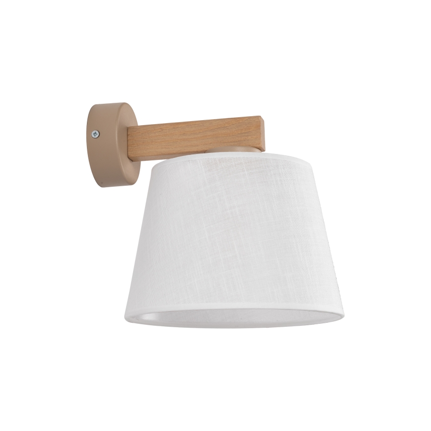 Brilagi - Lampada da parete LATTE SABIA 1xE27/60W/230V pino/bianco