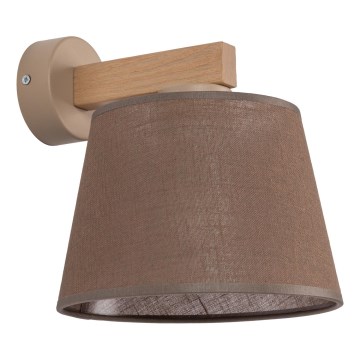 Brilagi - Lampada da parete LATTE SABIA 1xE27/60W/230V pino/marrone