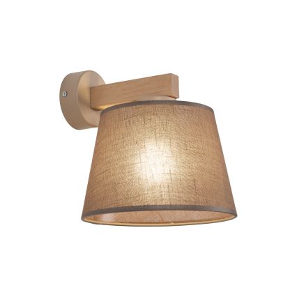 Brilagi - Lampada da parete LATTE SABIA 1xE27/60W/230V pino/marrone