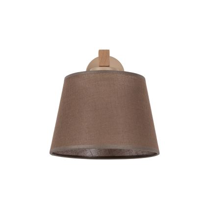 Brilagi - Lampada da parete LATTE SABIA 1xE27/60W/230V pino/marrone