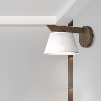 Brilagi - LED Lampada da parete ANTHONY 1xE14/40W/230V rovere noce/bianco