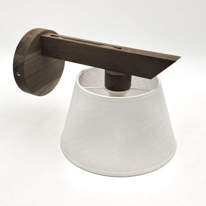 Brilagi - LED Lampada da parete ANTHONY 1xE14/40W/230V rovere noce/bianco