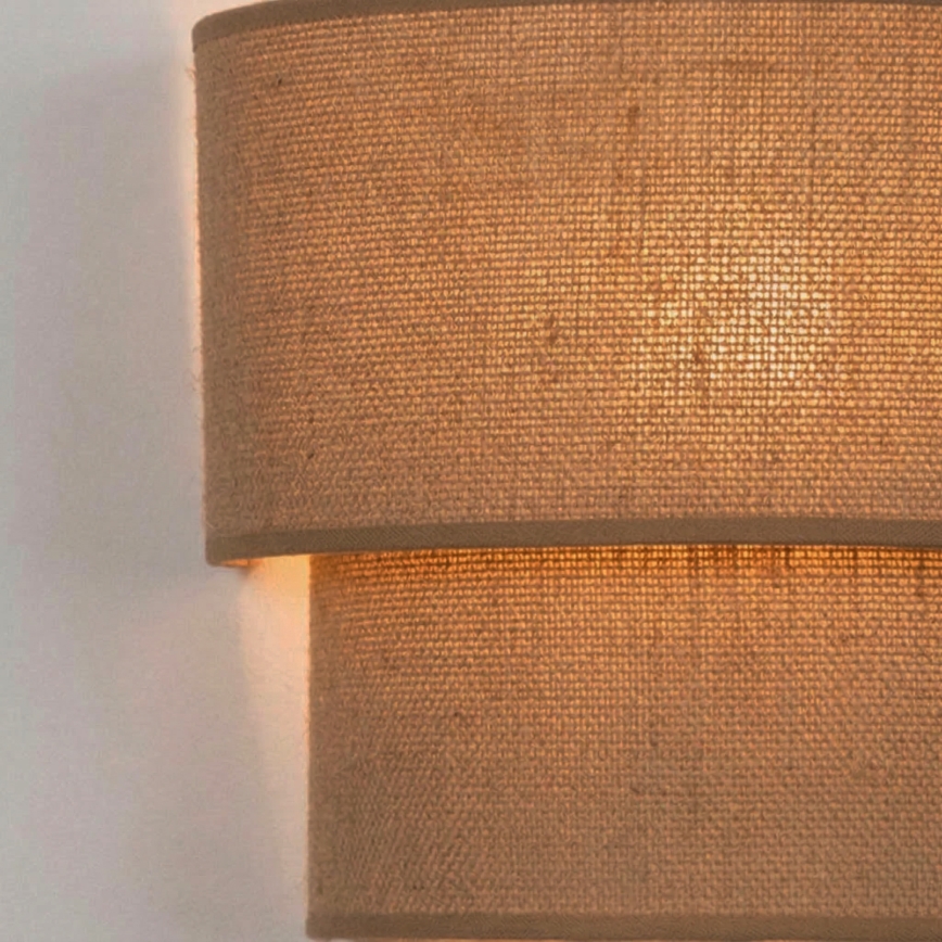 Brilagi - Lampada da parete LED BOHO ECO 1xE27/10W/230V beige