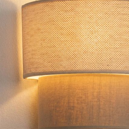 Brilagi - Lampada da parete LED BOHO ECO 1xE27/10W/230V crema