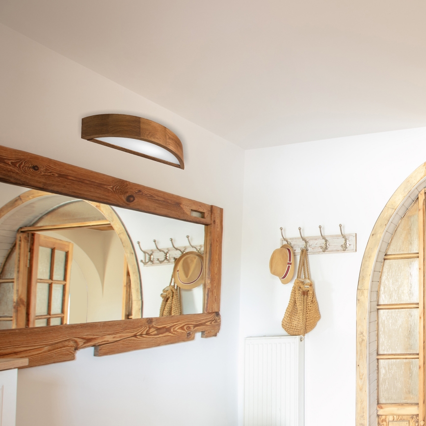 Brilagi - Lampada da parete LED CARVALHO 1xE27/60W/230V rovere ciliegio