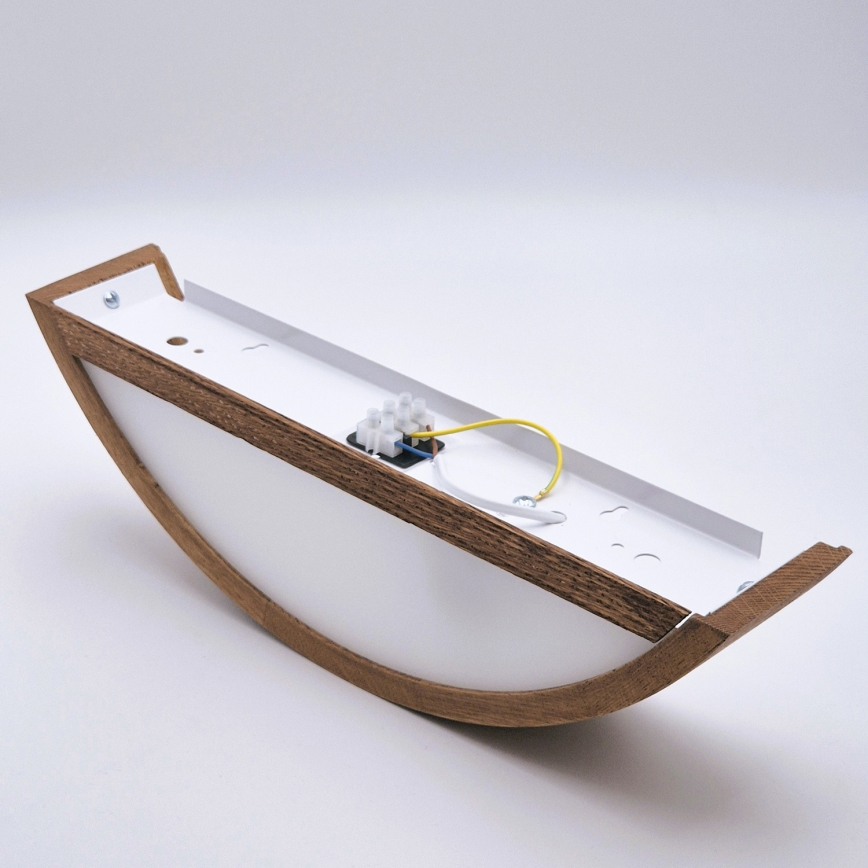 Brilagi - Lampada da parete LED CARVALHO 1xE27/60W/230V rovere ciliegio