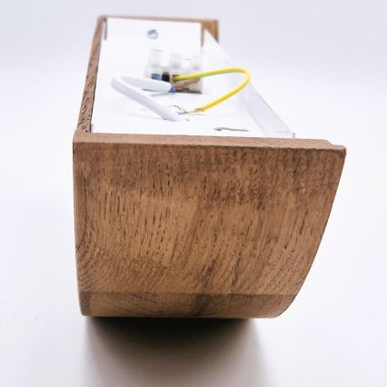 Brilagi - Lampada da parete LED CARVALHO 1xE27/60W/230V rovere ciliegio