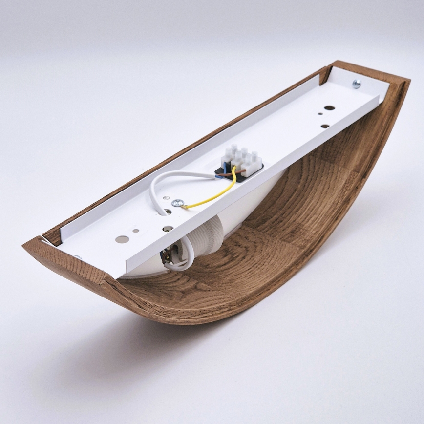 Brilagi - Lampada da parete LED CARVALHO 1xE27/60W/230V rovere ciliegio