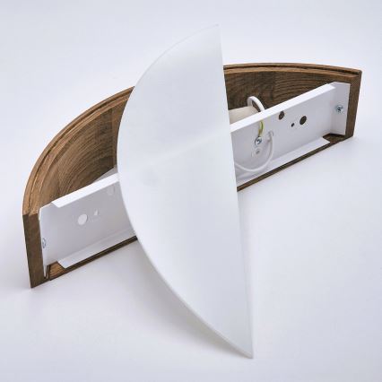 Brilagi - Lampada da parete LED CARVALHO 1xE27/60W/230V rovere ciliegio