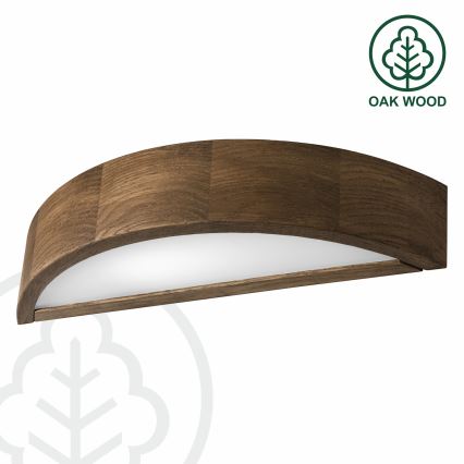 Brilagi - Lampada da parete LED CARVALHO 1xE27/60W/230V rovere noce