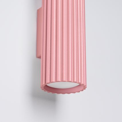 Brilagi - Lampada da parete LED CRESTO 2xGU10/10W/230V 30 cm rosa