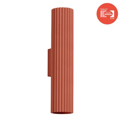 Brilagi - Lampada da parete LED CRESTO 2xGU10/10W/230V 30 cm rossa