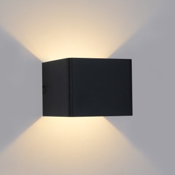 Brilagi - Lampada da parete LED da esterno DONNANI LED/5W/230V, nero, IP44