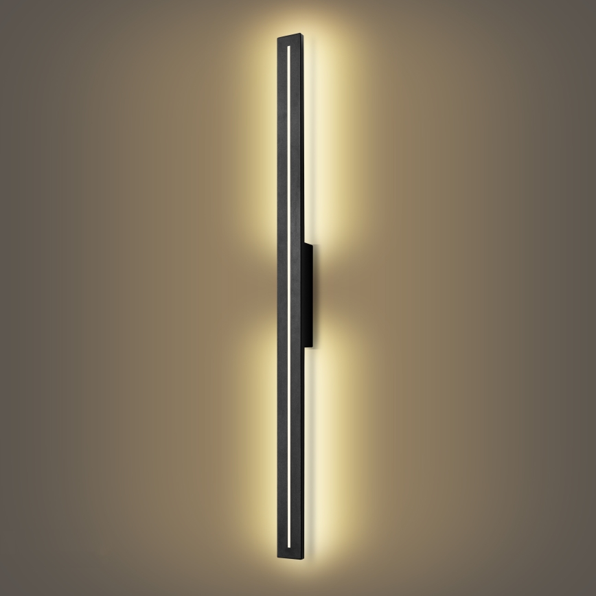 Brilagi - Lampada da parete LED da esterno LINEO LED/24W/230V 3000K IP65 100 cm nera
