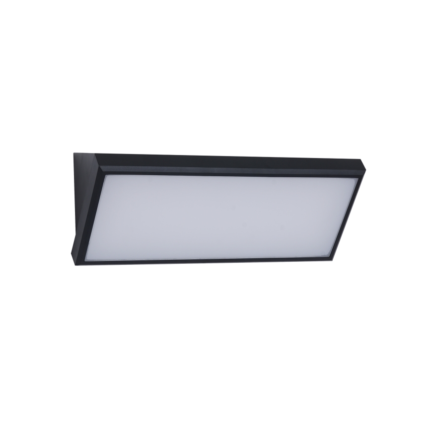 Brilagi - Lampada da parete esterna a LED con sensore TRIANGLE LED/42W/230V nera IP65
