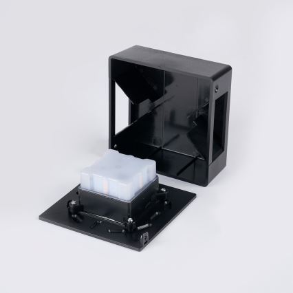 Brilagi - Lampada da parete LED per esterni DOUBLERAY LINE LED/6W/230V nero IP54