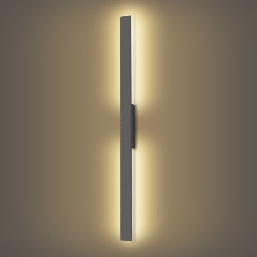 Brilagi - Lampada da parete LED per esterni LUNA LED/24W/230V 3000K IP65 100 cm antracite CRI 90
