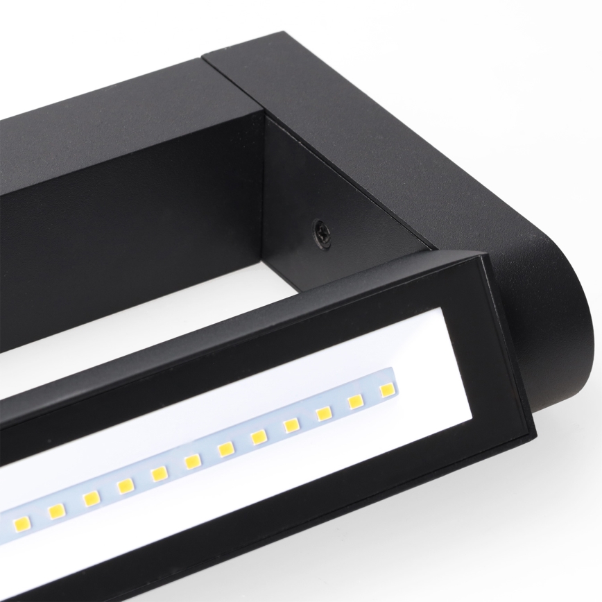 Brilagi - Lampada da parete LED per esterni SALERNO LED/12W/230V 35,5 cm nero IP65