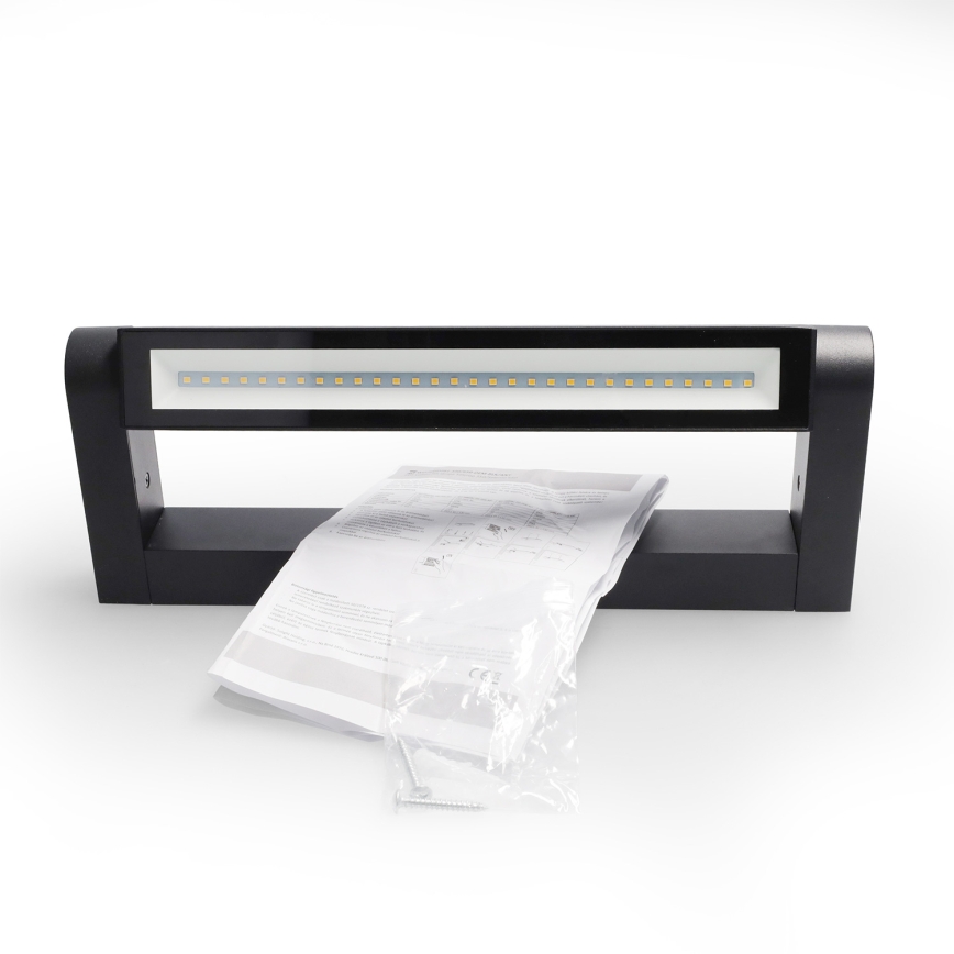 Brilagi - Lampada da parete LED per esterni SALERNO LED/12W/230V 35,5 cm nero IP65