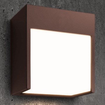 Brilagi - Lampada da parete LED per esterni TERNI LED/12W/230V marrone IP44