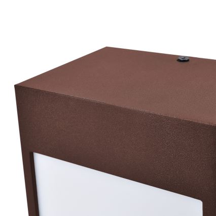 Brilagi - Lampada da parete LED per esterni TERNI LED/12W/230V marrone IP44