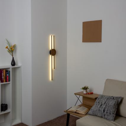 Brilagi - Lampada da parete LED WOODY COLLINE LED/15W/230V 80 cm rovere noce