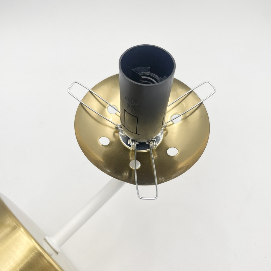 Brilagi - Lampada da parete MALIVA 1xE14/15W/230V dorata/bianca