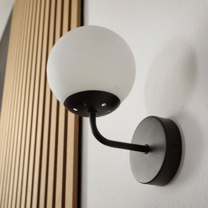 Brilagi - Lampada da parete MALIVA 1xE14/15W/230V nero/bianco