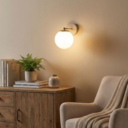 Brilagi - Lampada da parete MILO ECRU 1xE27/60W/230V beige/oro