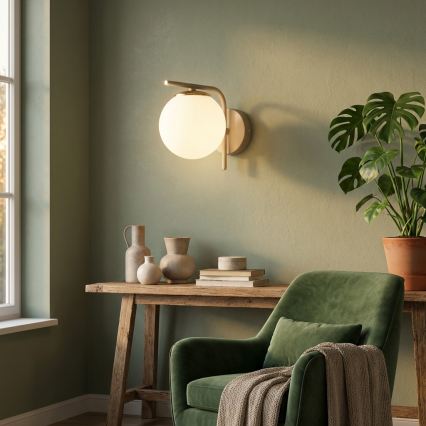 Brilagi - Lampada da parete MILO ECRU 1xE27/60W/230V beige/oro