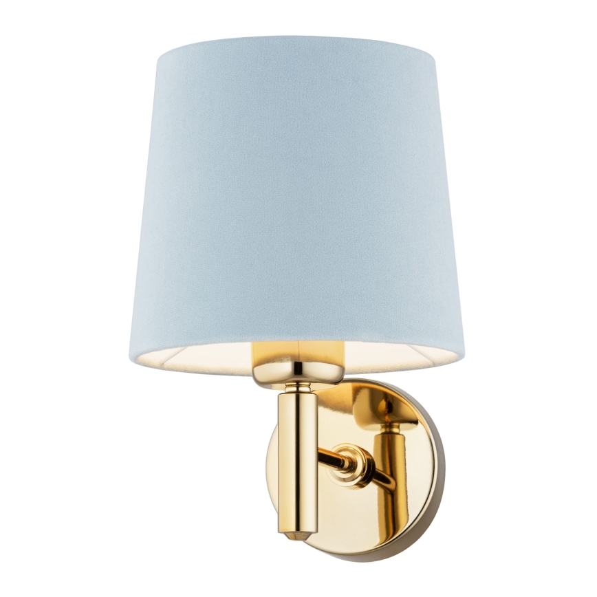 Brilagi - Lampada da parete MONTE 1xE27/60W/230V blu/oro