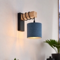 BRILAGI - Lampada da parete NUBILA 1xE27/60W/230V marrone/nero/blu scuro