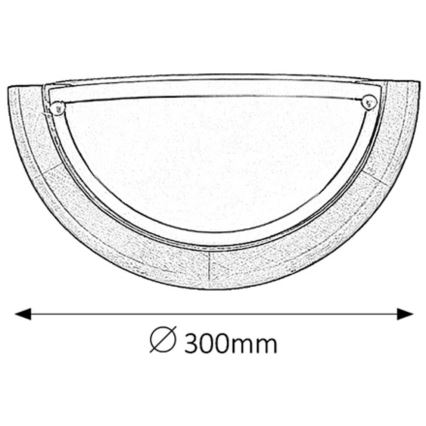 Brilagi - Lampada da parete ORBIS 1xE27/60W/230V 30 cm pino
