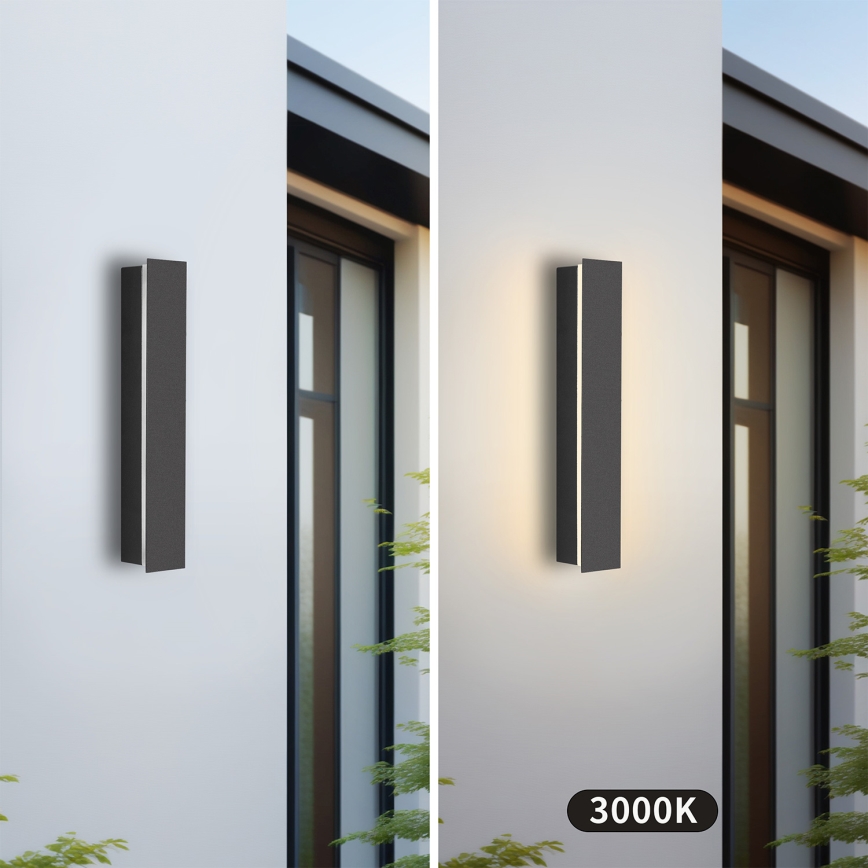 Brilagi - Lampada da parete LED per esterni LINEAR LED/8W/230V 3000K IP65 30 cm antracite