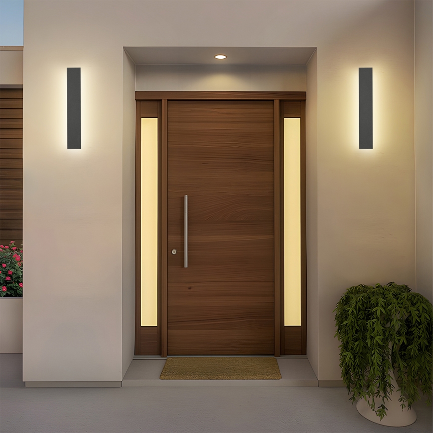 Brilagi - Lampada da parete LED per esterni LINEAR LED/8W/230V 3000K IP65 30 cm antracite