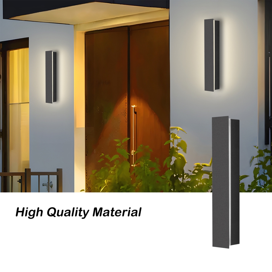 Brilagi - Lampada da parete LED per esterni LINEAR LED/8W/230V 3000K IP65 30 cm antracite