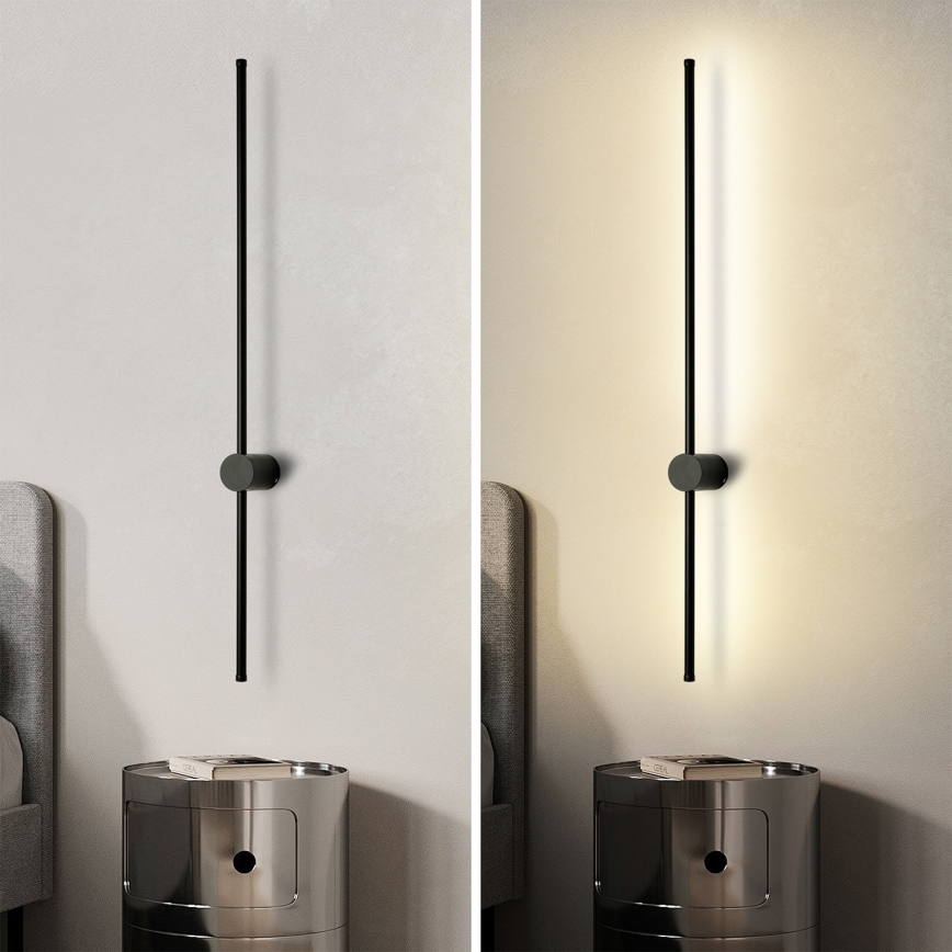 Brilagi - Lampada da parete da esterno LED AURA LED/20W/230V 3000K IP54 97 cm nera CRI 90