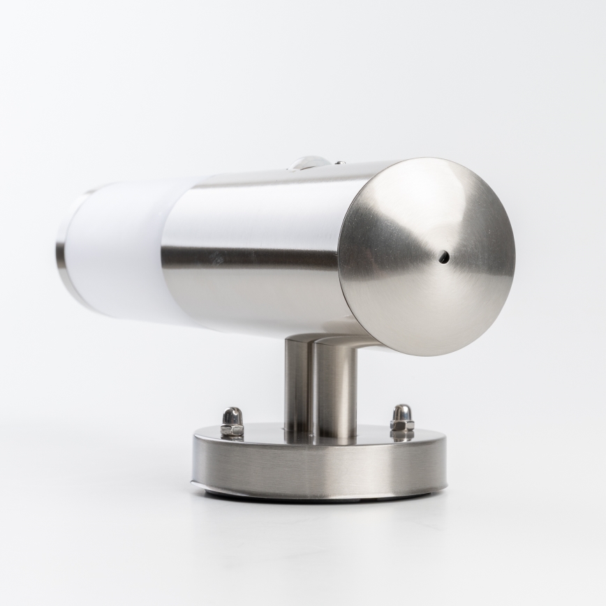 BRILAGI - Lampada da parete per esterni con sensore ELIA 1xE27/20W/230V IP44 cromo opaco