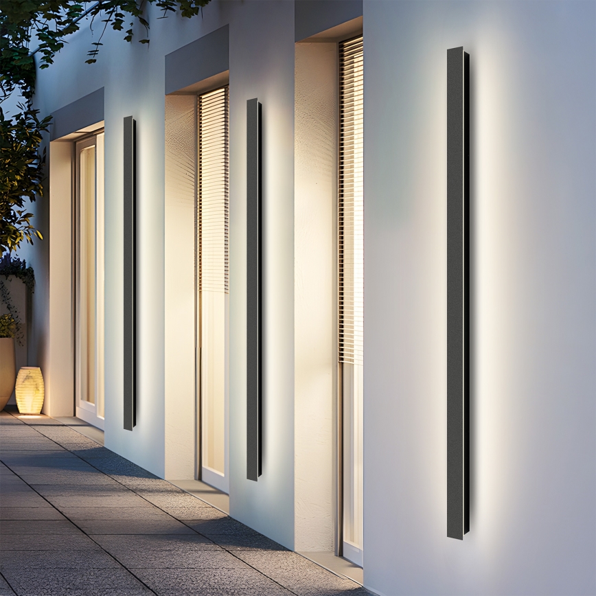 Brilagi - Applique LED da esterno LINEAR LED/32W/230V 3000K IP65 140 cm nero