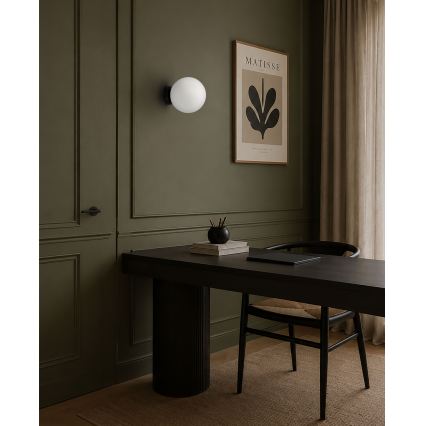 BRILAGI - Lampada da parete POLOS 1xE27/40W/230V Ø 20 cm nera