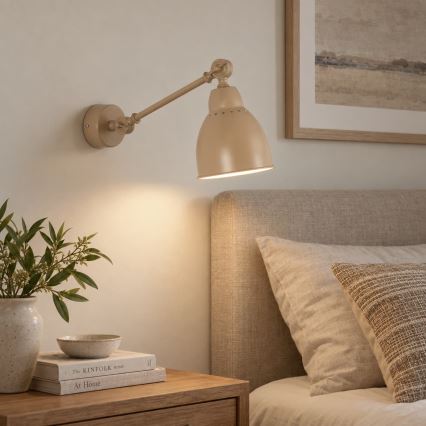 BRILAGI - Lampada da parete QUILL 1xE27/40W/230V 40 cm beige