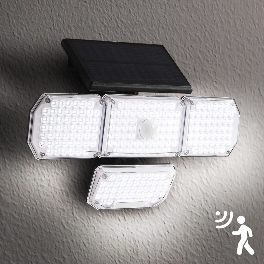 Brilagi - Lampada da parete solare a LED con sensore WALLIE LED/5W/5,5V IP65