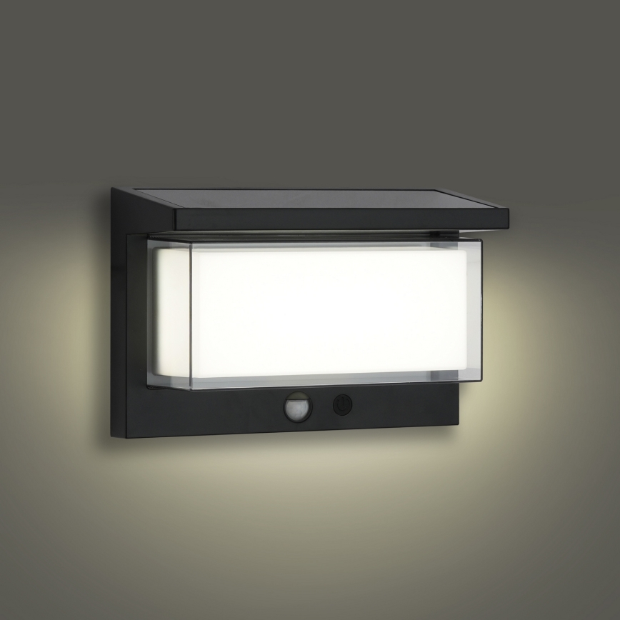 Brilagi - Lampada da parete solare LED con sensore SUN LUME LED/10W/3,7V 4000 mAh IP44